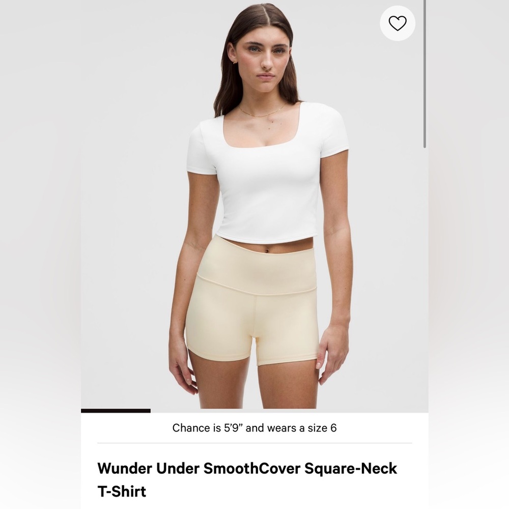 SmoothCover White Square-Neck T-Shirt